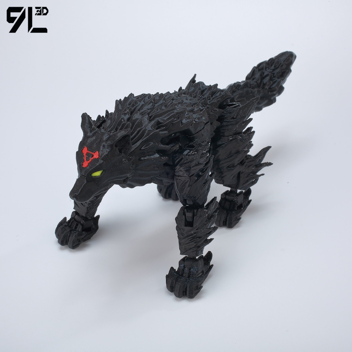 3D Printing Character - 9L3D Lucky13 Dummy13 Form Action Figure