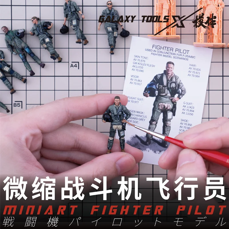 3D Printing Bangunan - Galaxy F48017-26 Miniart Fighter Pilot 3D