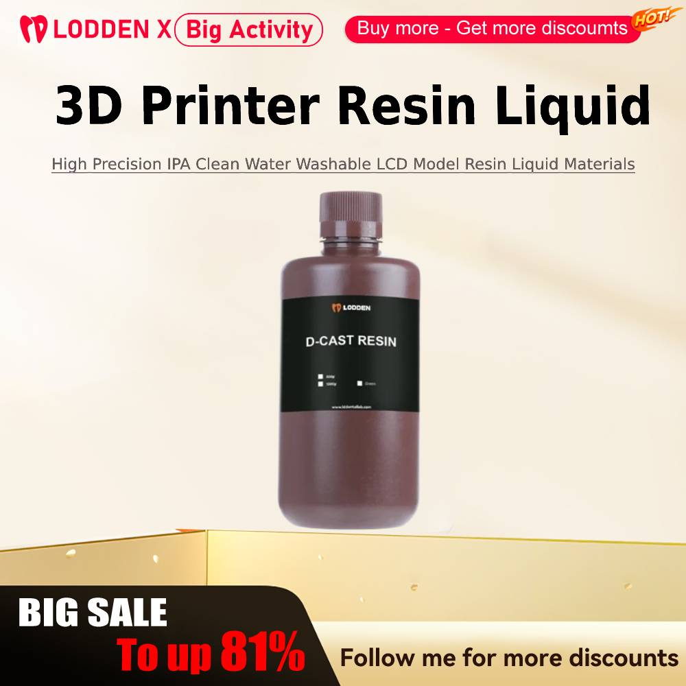 3D Printing Workshop - Lodden 3D Printer Resin Liquid 385/405nm