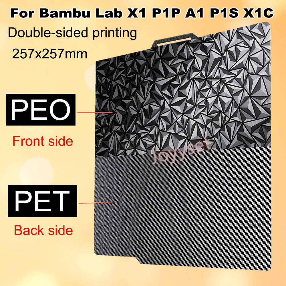 3D Printing X1 Carbon - PEO PET For Bambu Lab X1