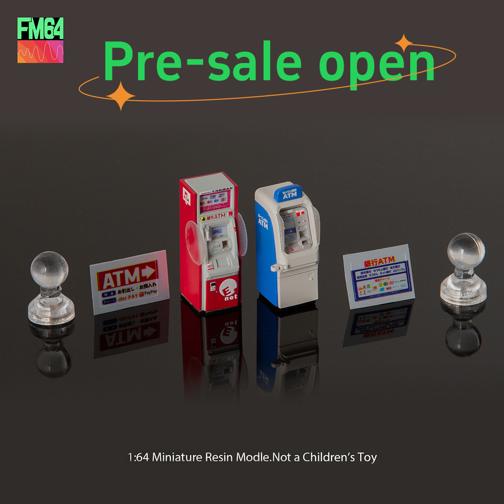 3D Printing Diecast Cars - Kicarmod 1:64 Convenience Store ATM Machine
