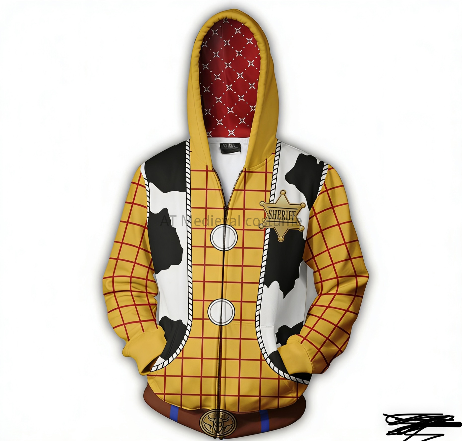 3D Printing Toys - Adult Movie Cosplay 3D Print Hoody