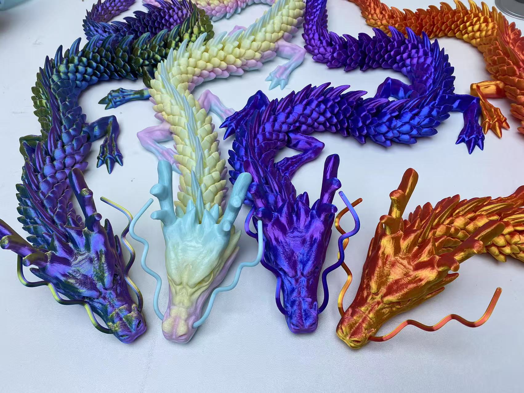 3D Printing Egg - 60cm 3D Printing Dragon Toy Chinese