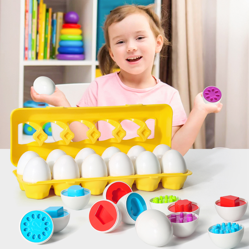 3D Printing Egg - Eggs Screws 3D Puzzle Montessori Learning