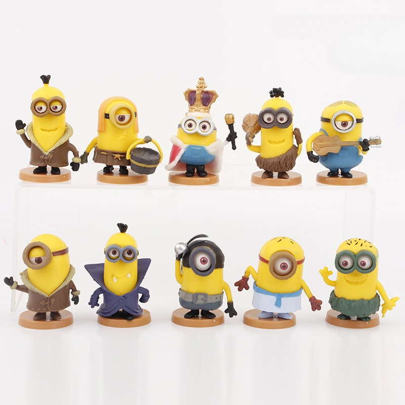 3D Printing Toys - New Cute Cartoon 10Pcs/Set Kawai Minions