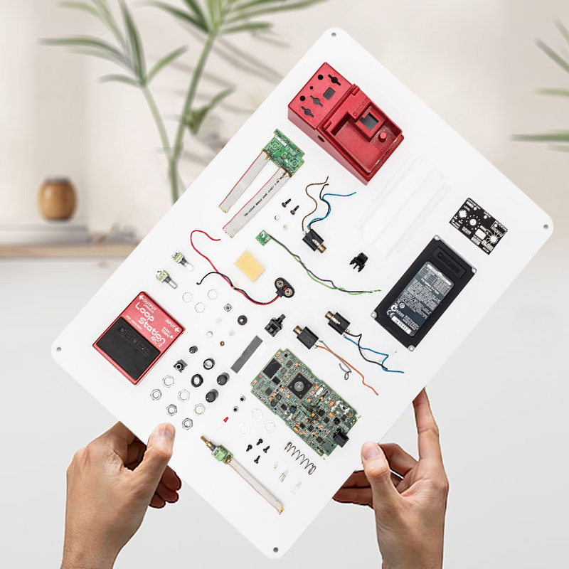 Red Loop Pedal Poster Retro 3D - 3D Printing Wall Loops recension och pris