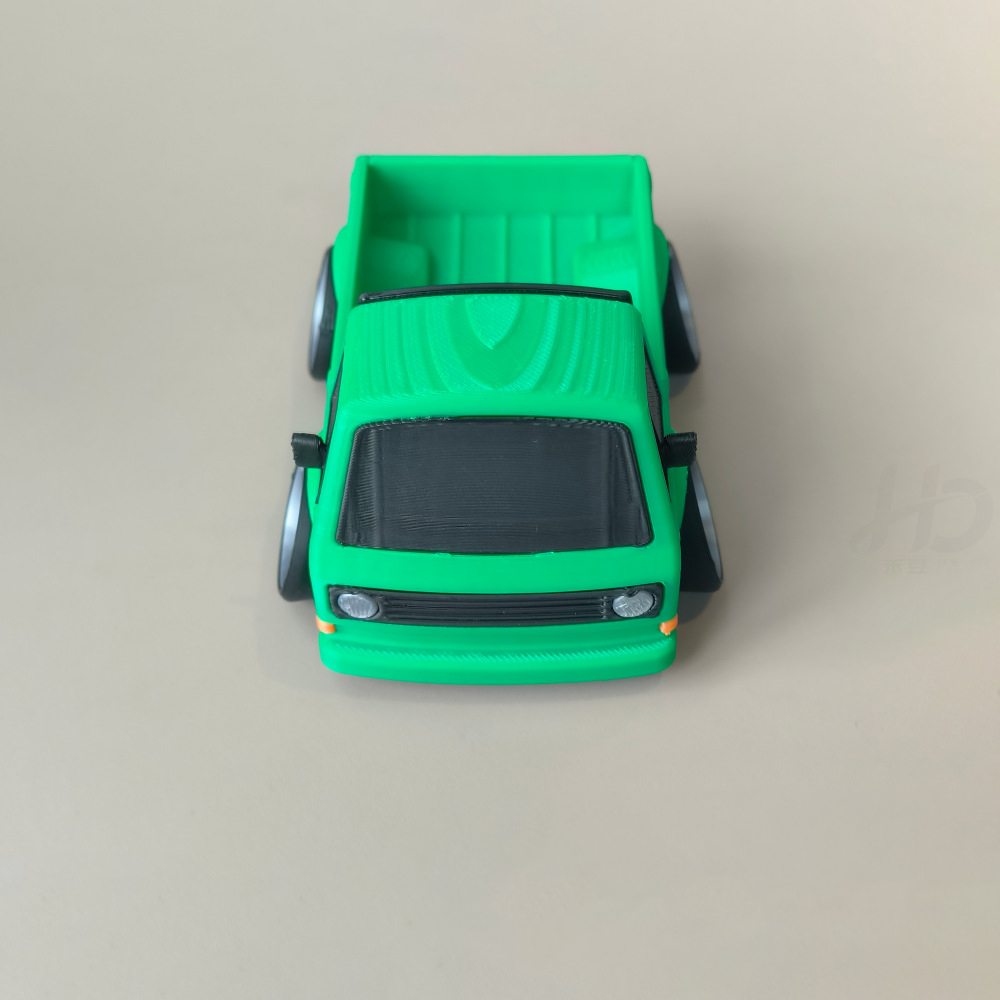 Retro T3 Pickup Truck 3D Print - 3D Printing Diecast Cars recension och pris