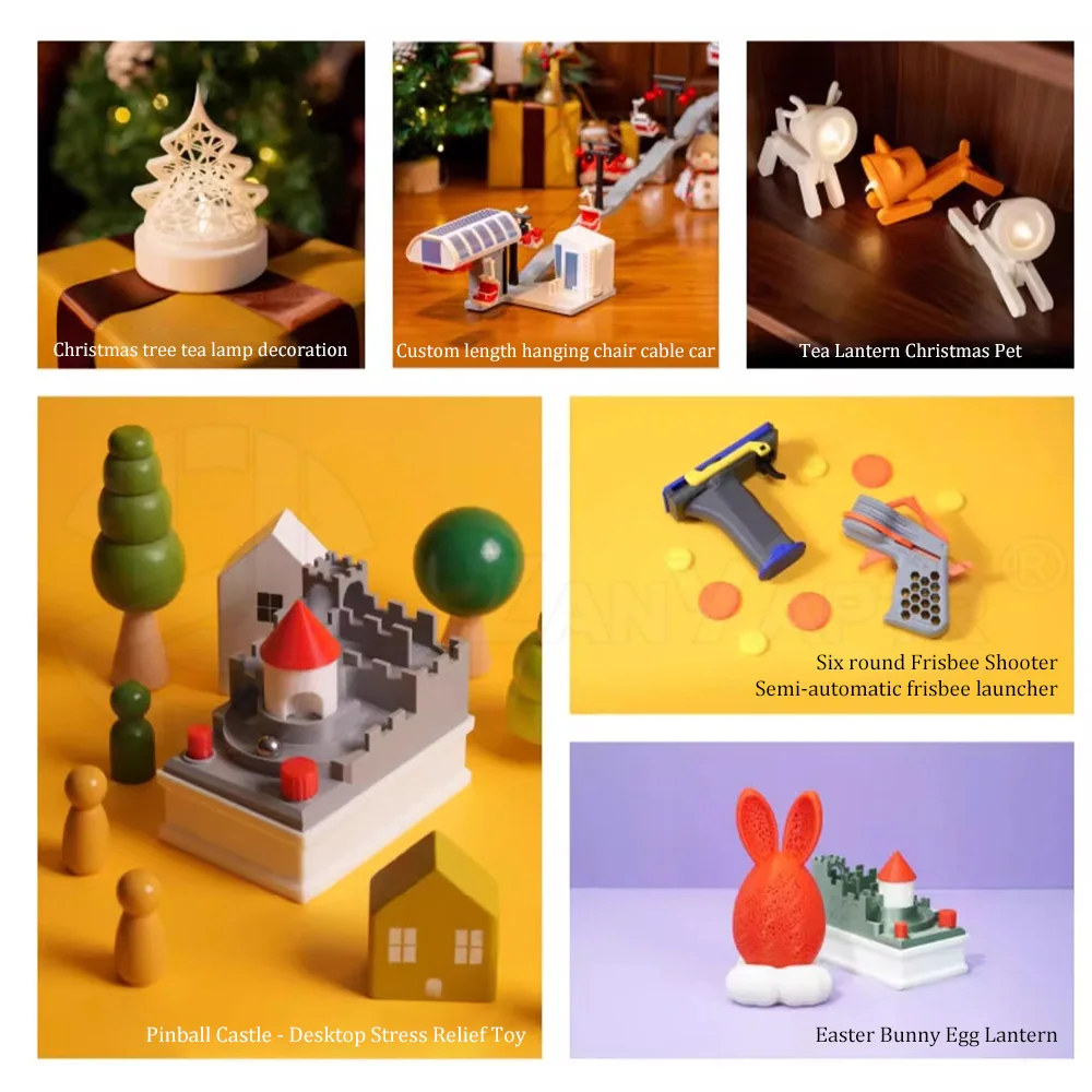 For Bambu Lab DIY Creative Mod - 3D Printing Workshop recension och pris