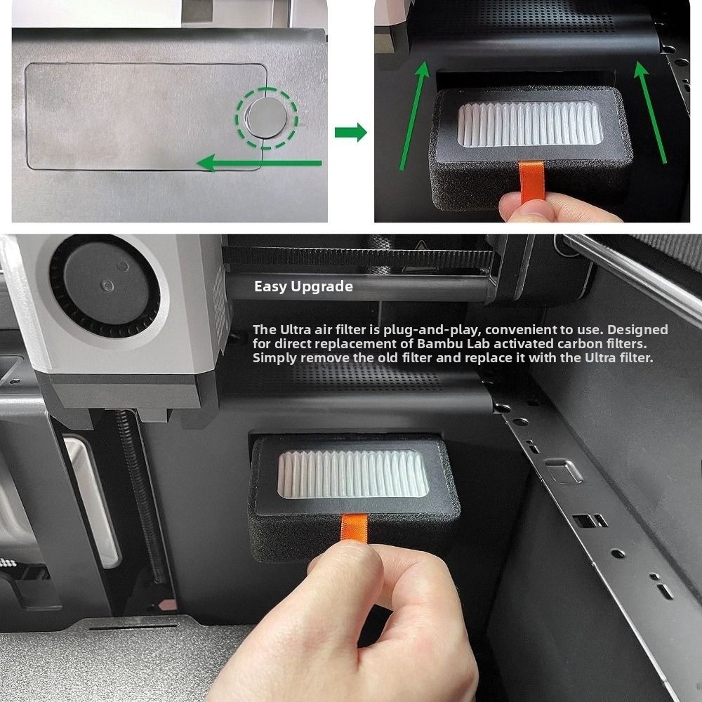 Replacement HEPA 13 + Activate - 3D Printing X1 Carbon recension och pris