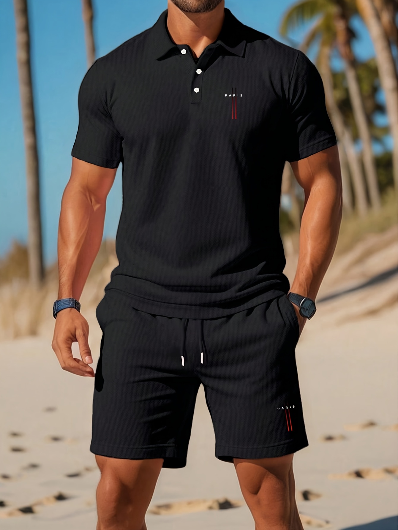2026 Summer Men's Polo Shirt S - 3D Printing Design recension och pris