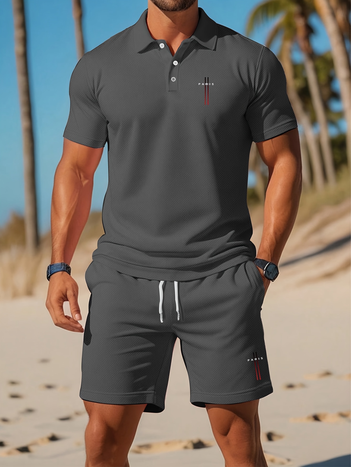 2026 Summer Men's Polo Shirt S - 3D Printing Design recension och pris