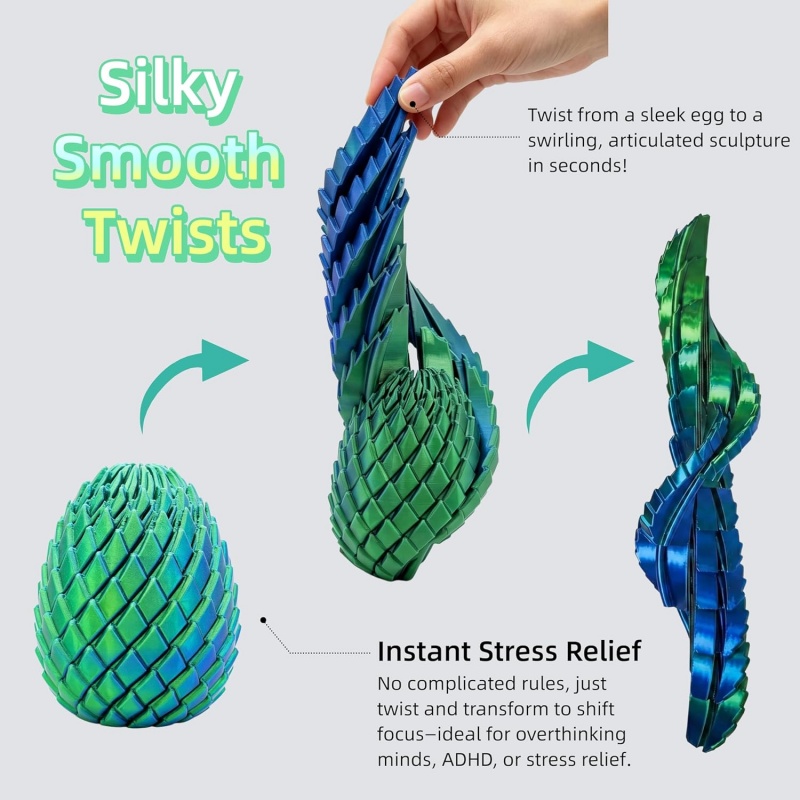 3D Printed Fidget Toy, Twisty  - 3D Printing Egg recension och pris