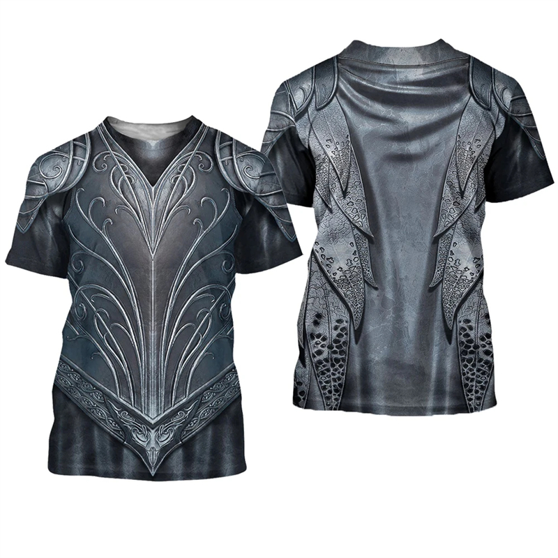 Knights Templar Graphic T-shir - 3D Printing Knight Armor recension och pris