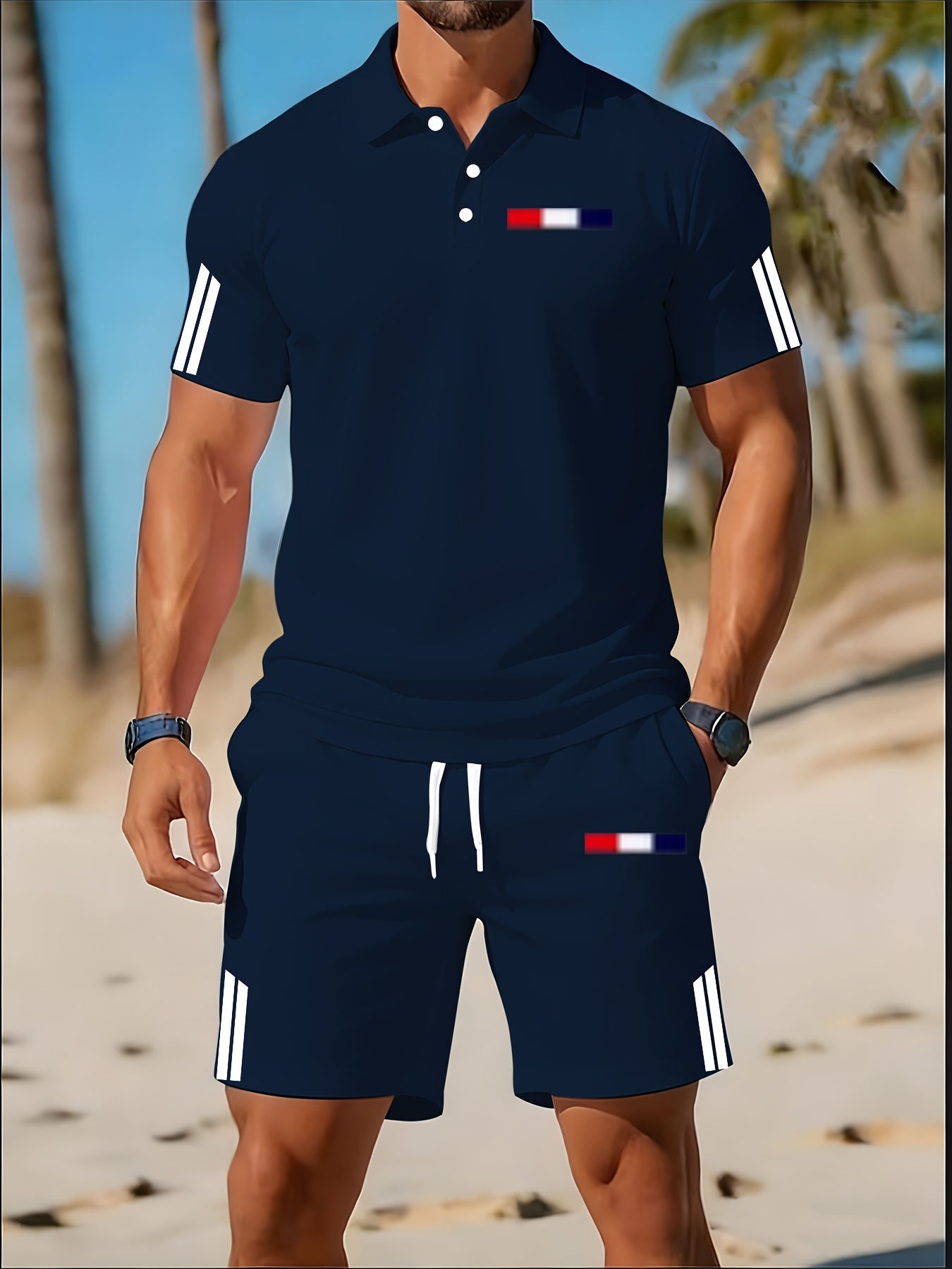 2026 Summer Men's Polo Shirt S - 3D Printing Design recension och pris