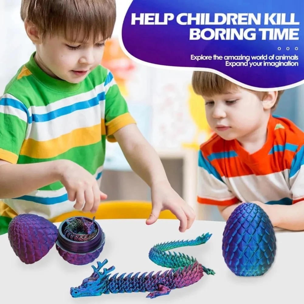 3D Mini Chinese Dragon Surpris - 3D Printing Egg recension och pris