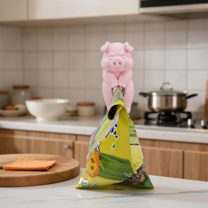 Farm Animal Bag Clips 3D Print - 3D Printing Food recension och pris