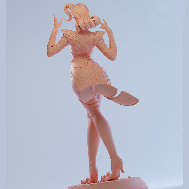 2 Styles Comic Character 6411  - 3D Printing Character recension och pris