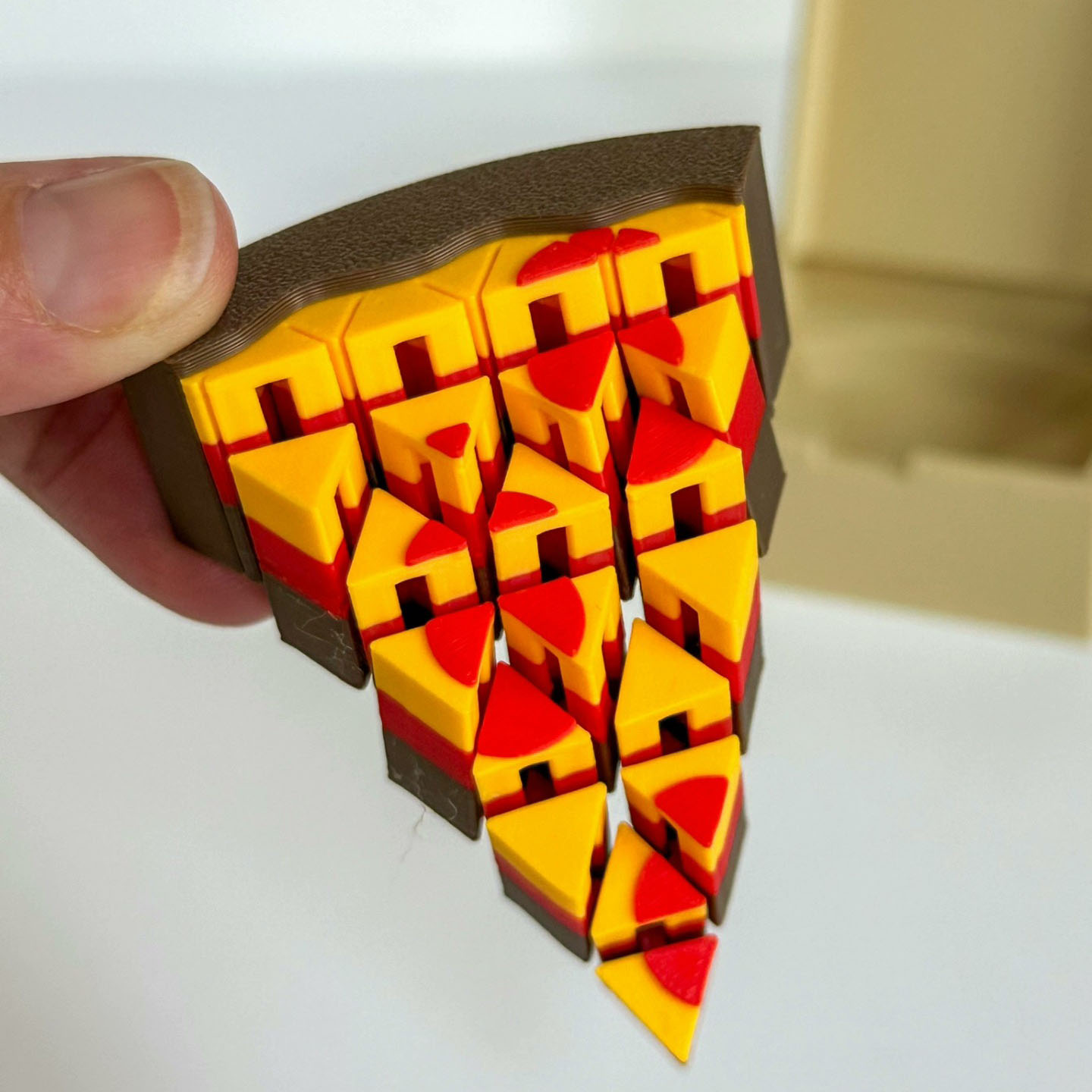 3D Printed Mini Pizza sculptur - 3D Printing Food recension och pris