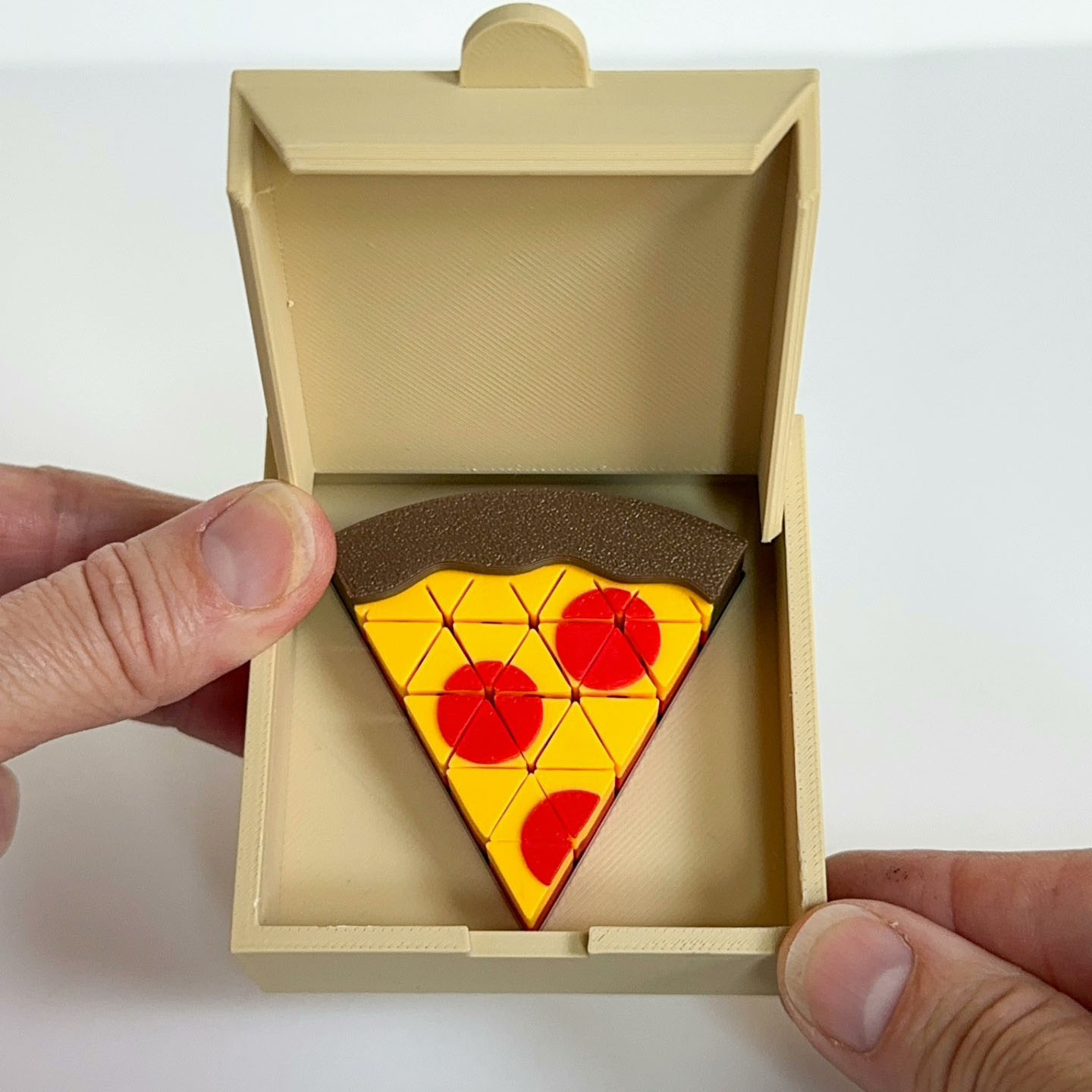 3D Printed Mini Pizza sculptur - 3D Printing Food recension och pris