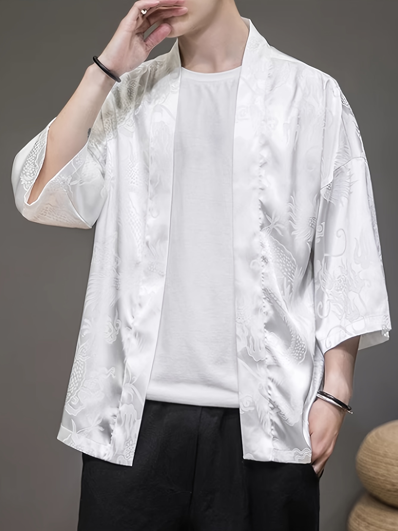 2026 Summer Men's Kimono 3D Pr - 3D Printing Design recension och pris