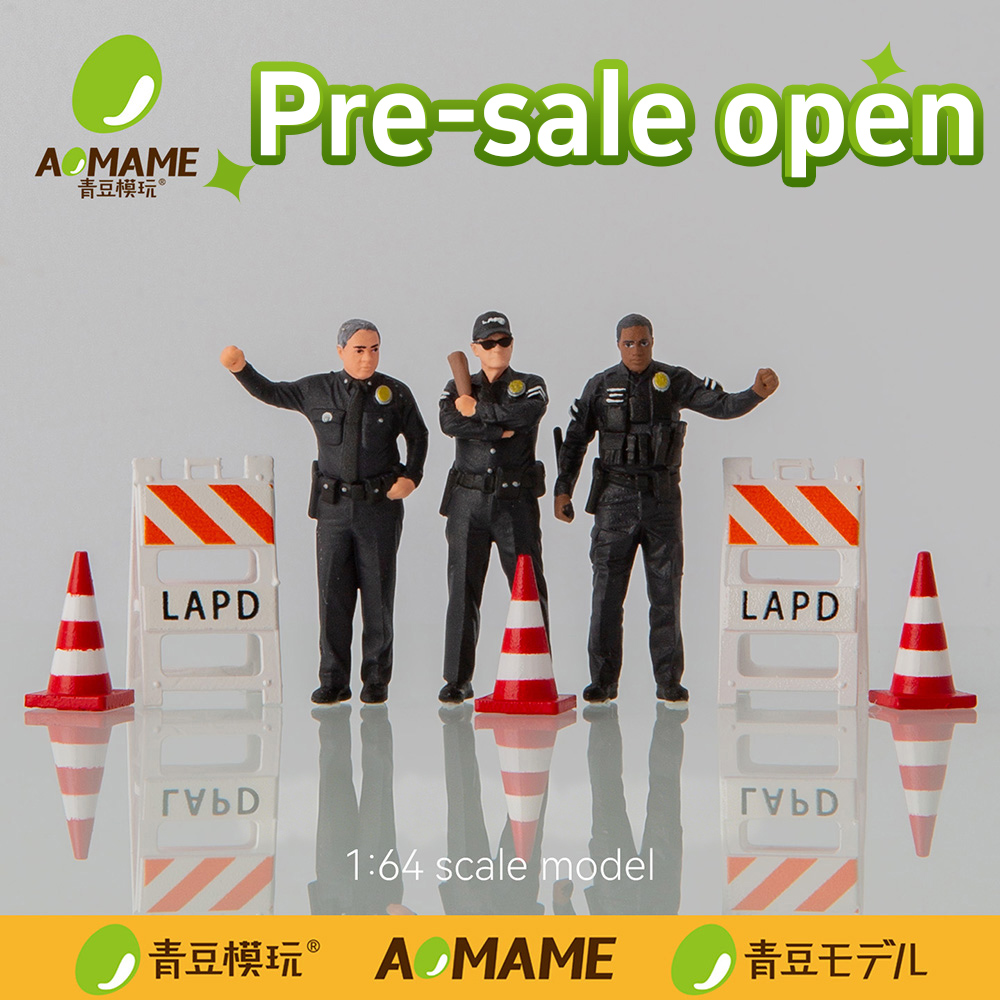 PreSale 1/64 LAPD Police Set R - 3D Printing Diecast Cars recension och pris