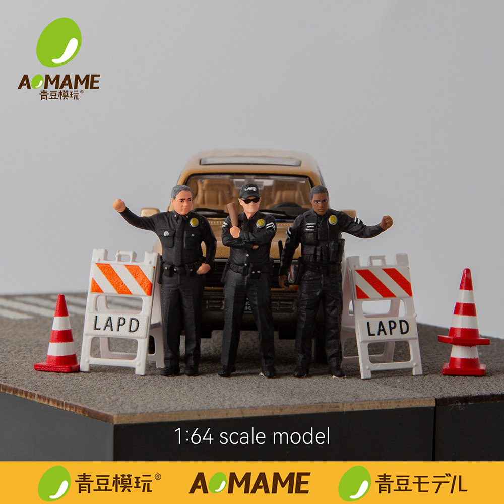 PreSale 1/64 LAPD Police Set R - 3D Printing Diecast Cars recension och pris