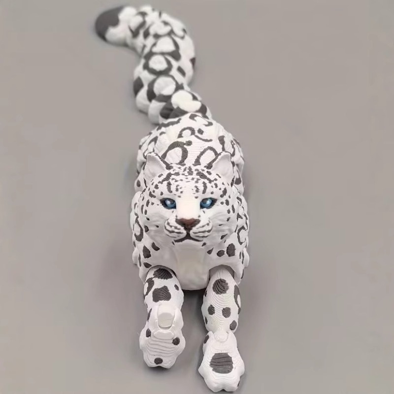 3D Printed Snow Leopard Model  - 3D Printing Food recension och pris