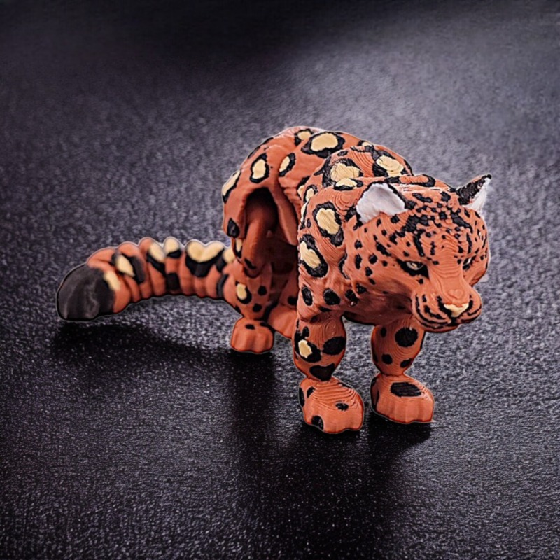 3D Printed Snow Leopard Model  - 3D Printing Food recension och pris