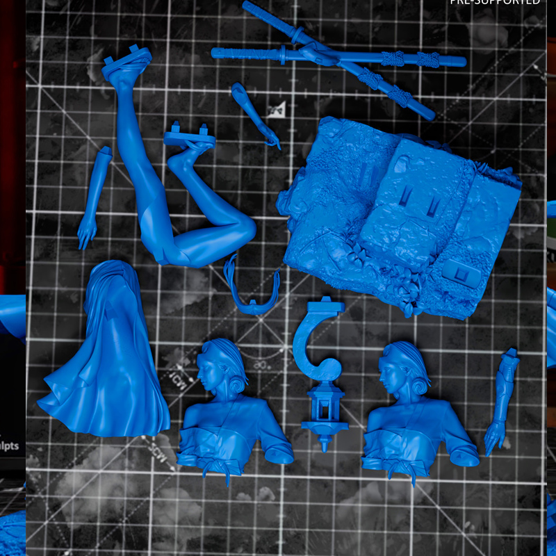 3 Styles Game Character 6642 K - 3D Printing Character recension och pris