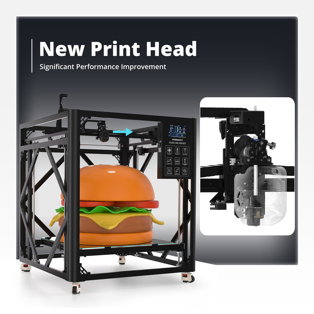 Tronxy VEHO-800-12 or PRO Larg - 3D Printing X Y Z Axis recension och pris