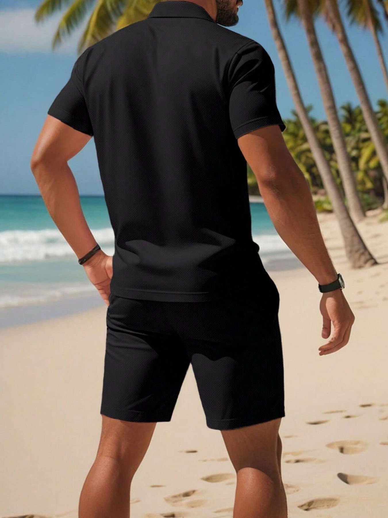 2026 Summer Men's Polo Shirt S - 3D Printing Design recension och pris