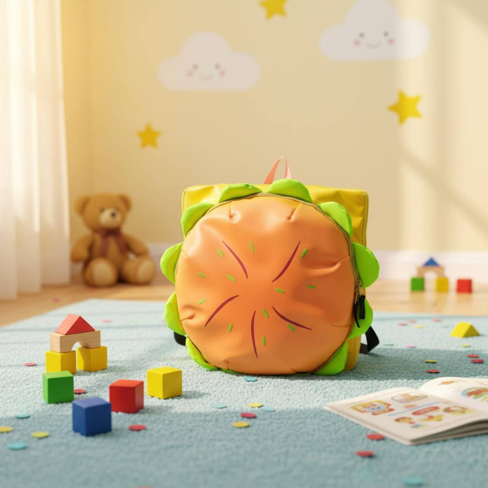 Hamburger Backpack Cute Cartoo - 3D Printing Design recension och pris
