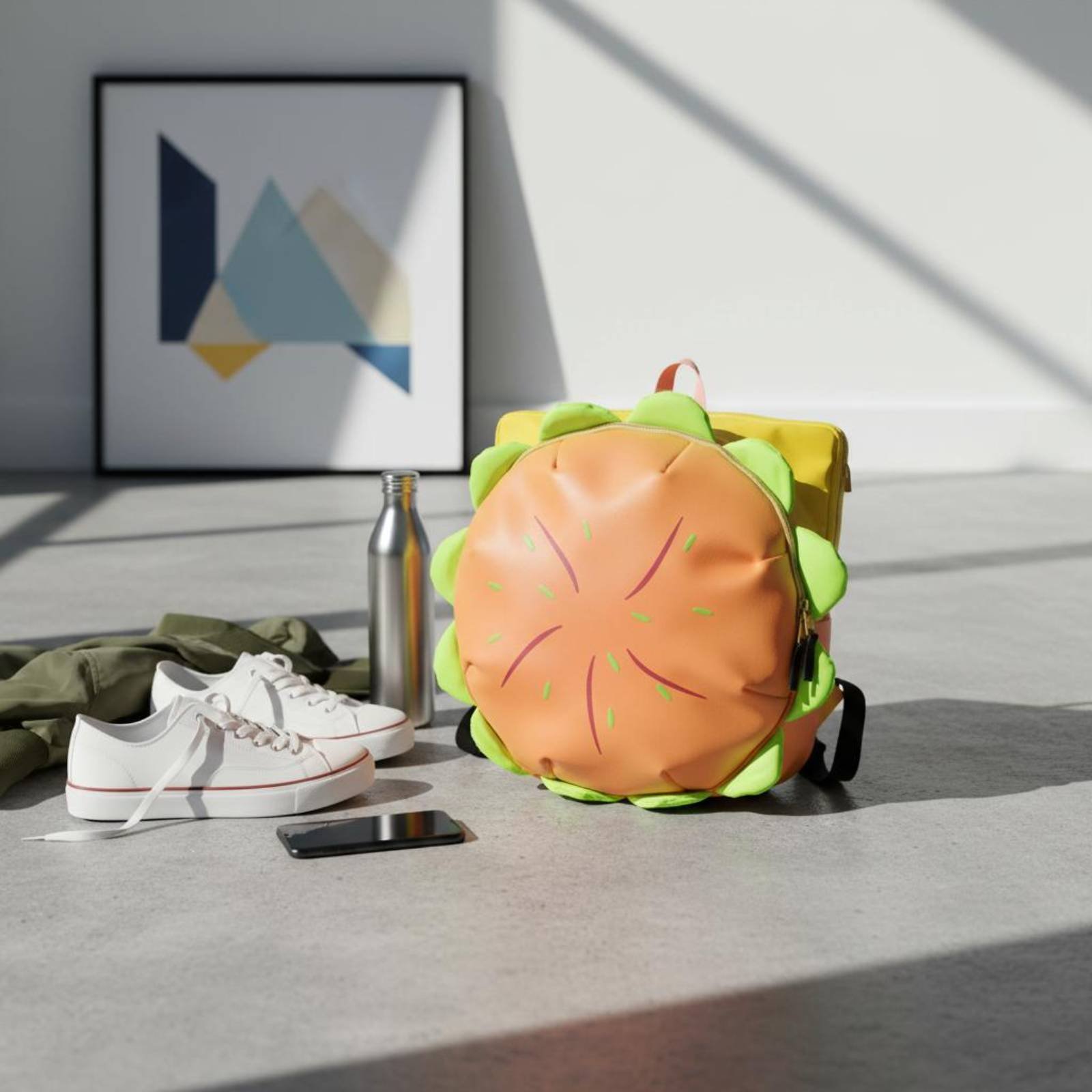 Hamburger Backpack Cute Cartoo - 3D Printing Design recension och pris