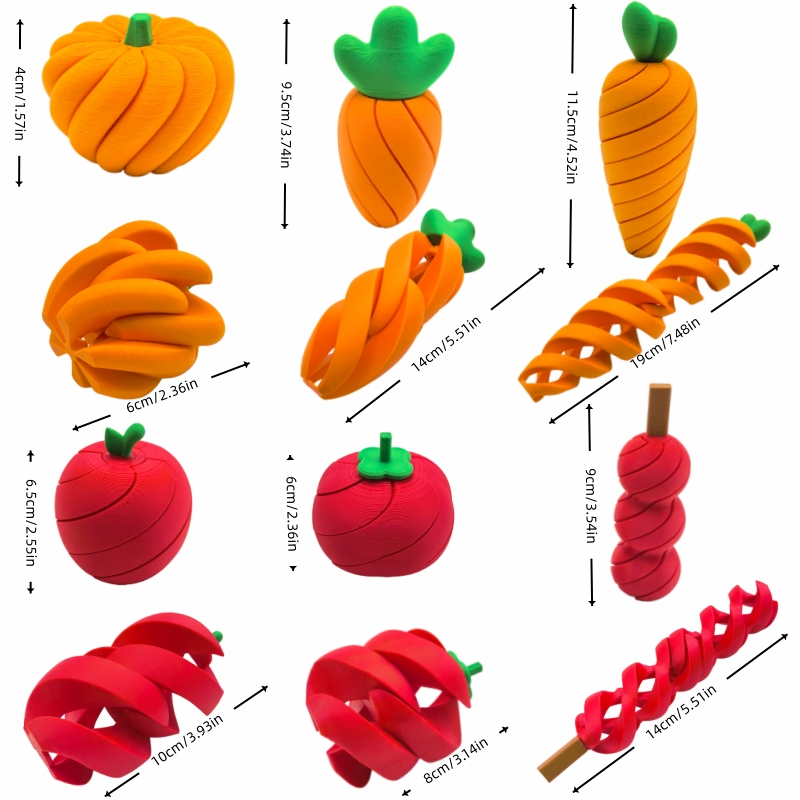 3D Printed Fruit and Vegetable - 3D Printing Food recension och pris