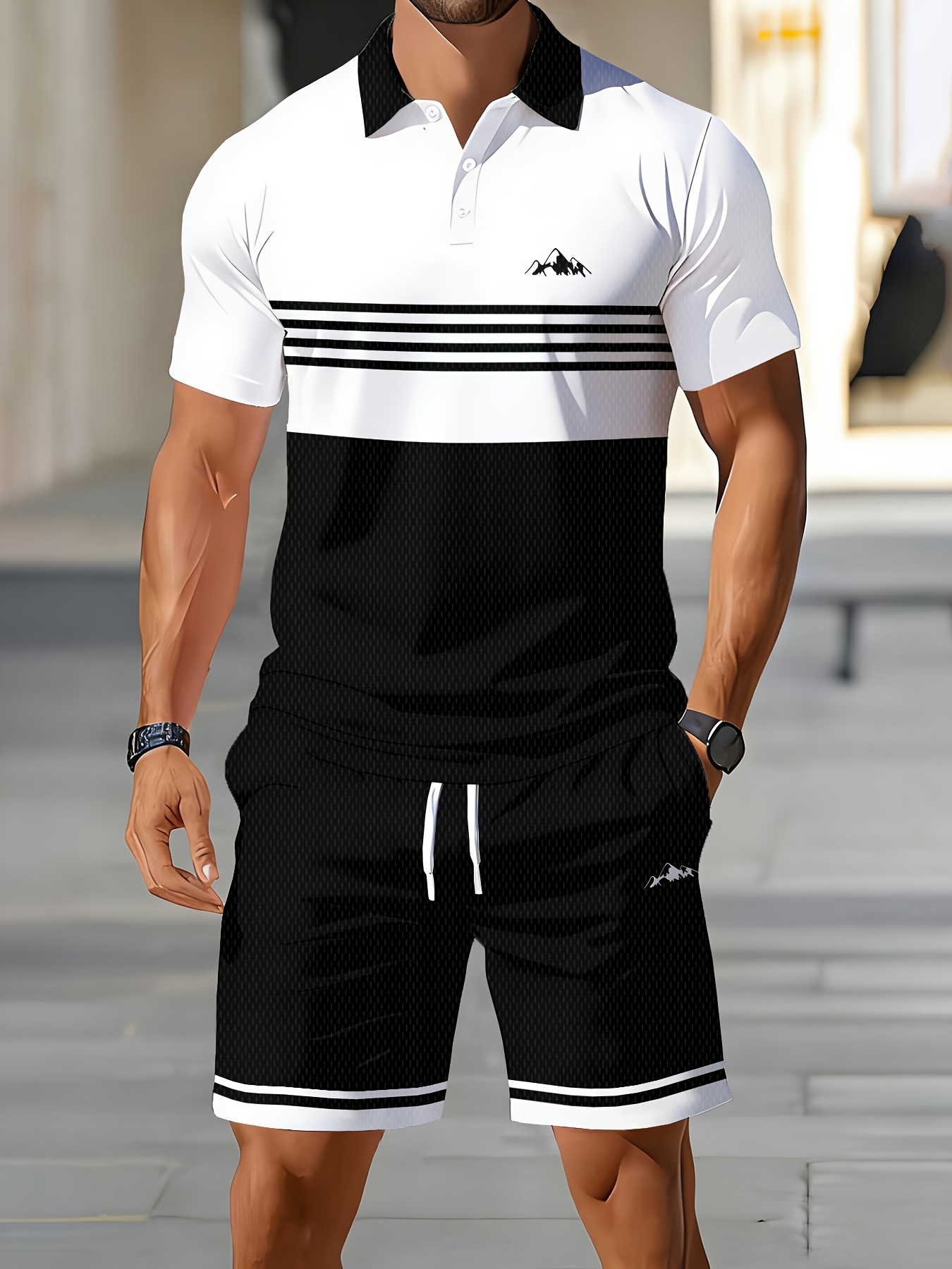 2026 Summer Men's Polo Shirt S - 3D Printing Design recension och pris