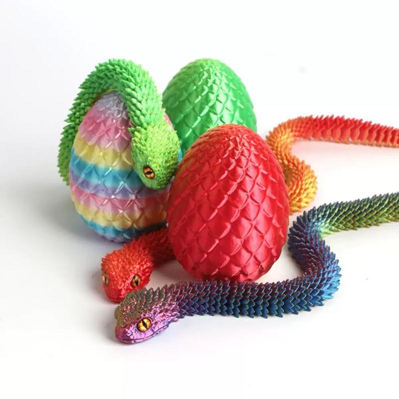 30cm 3D Printed Snake With 8.5 - 3D Printing Egg recension och pris